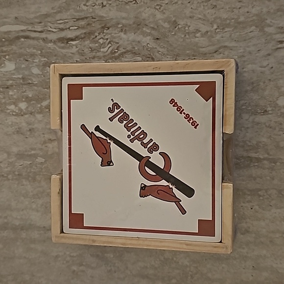 St. Louis Cardinals Coaster Set - Picture 4 of 4